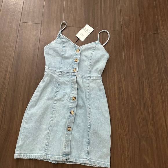 Denim button down dress /XL : 2x main image 0